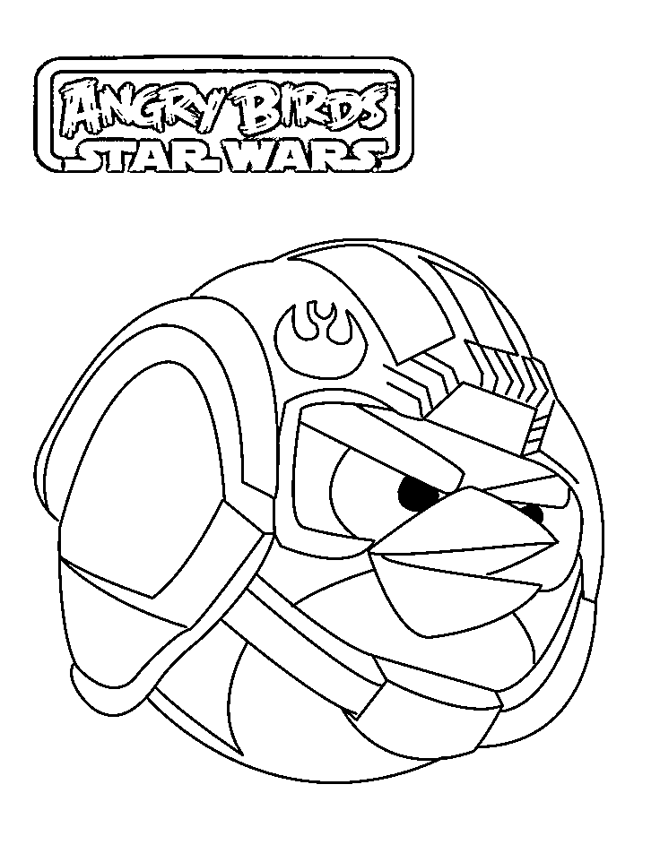 Angry Birds Star Wars Coloring Pages | Free Coloring Online