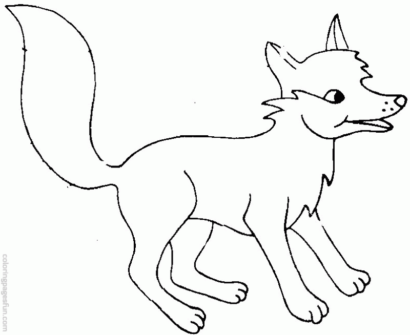 Fox Coloring Pages 17 | Free Printable Coloring Pages 
