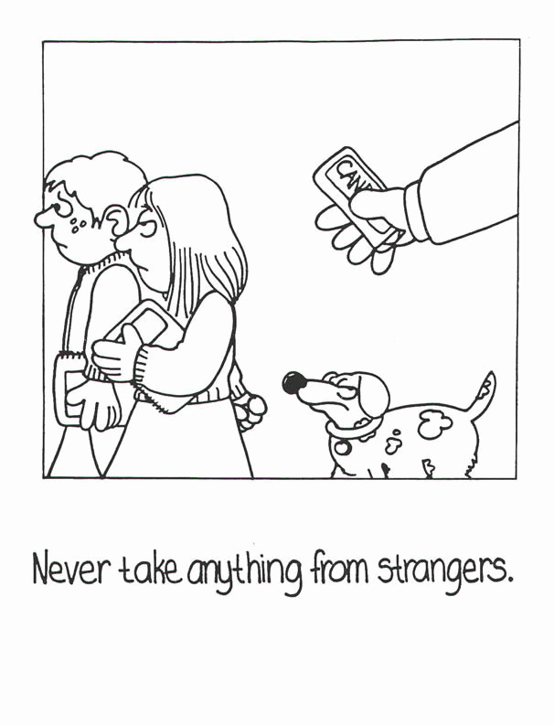 stranger Colouring Pages (page 2)