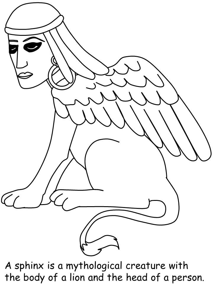 Free Printable Egyptian Sphinx Images