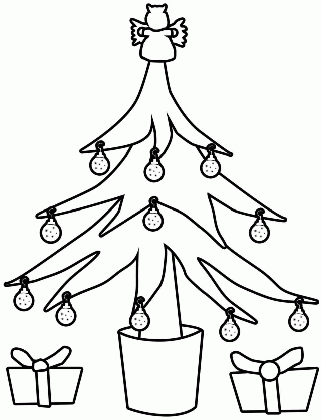 Kindergarten Christmas Coloring Pages - Coloring Home Christmas Presents Coloring Sheets