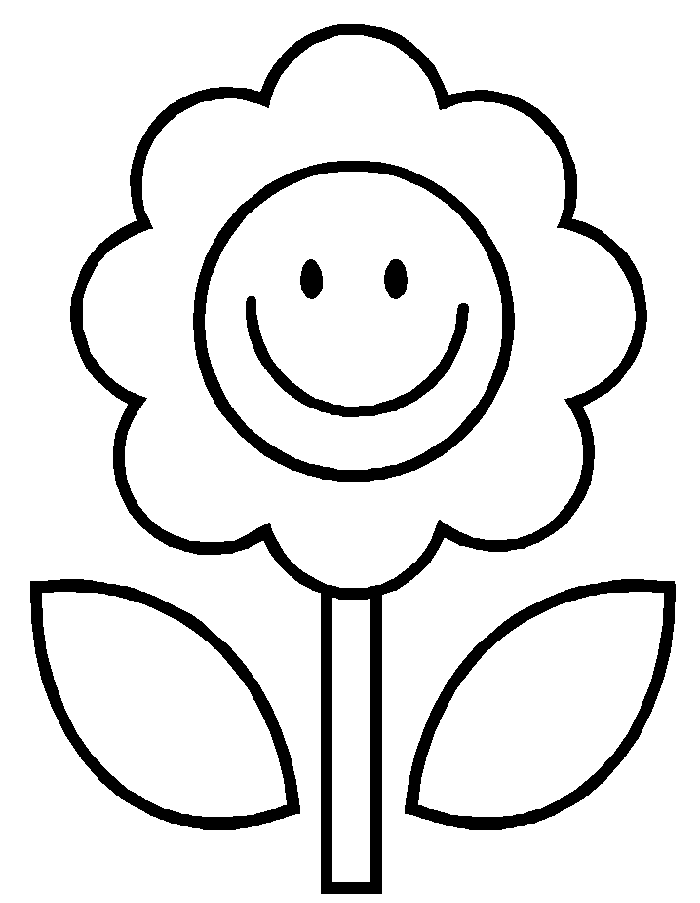 Simple Garden Coloring Pages Images & Pictures - Becuo