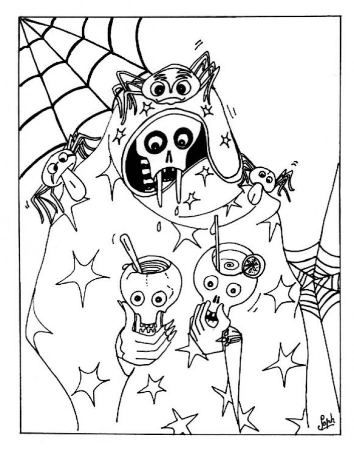 Free-Printable-Coloring-Pages-Halloween1 | COLORING WS