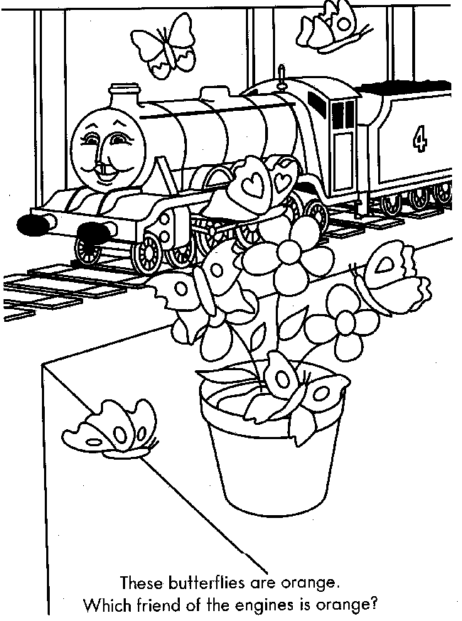 Thomas The Tank Engine coloring pages