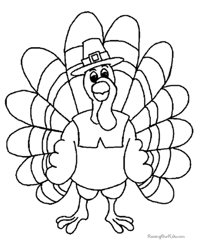 Free Printable Turkey Template from coloringhome.com