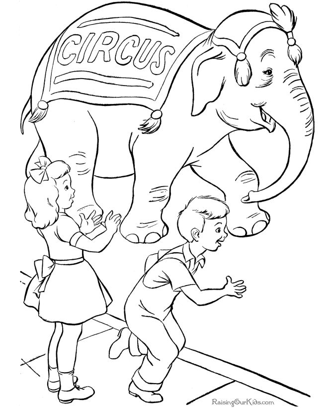circus coloring pages printable  coloring home