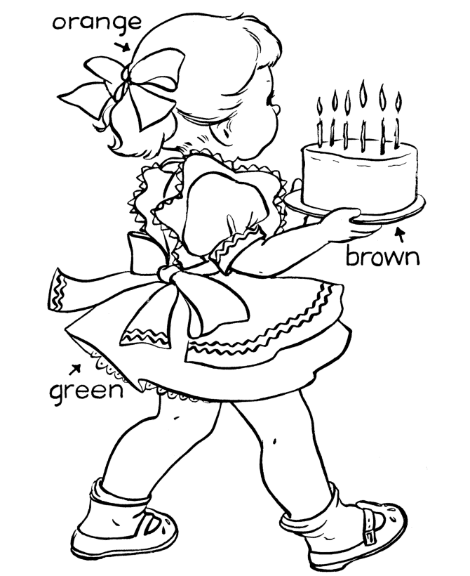 Search Results » Colouring Pages Birthday Cake