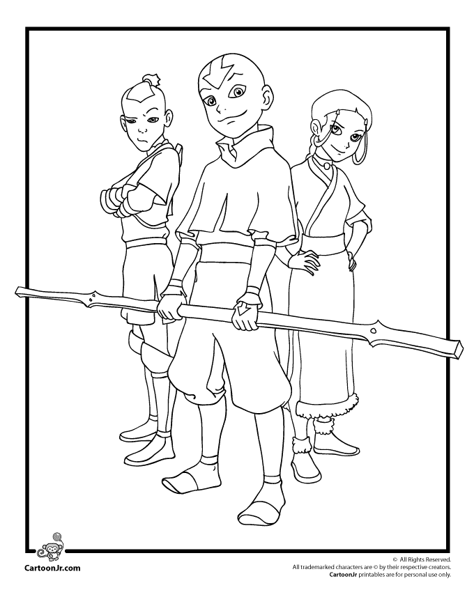 zukoandaang Colouring Pages