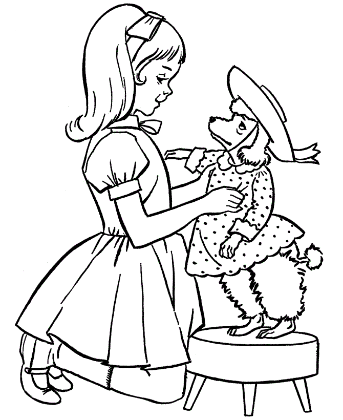 dress up girl net category coloring pages