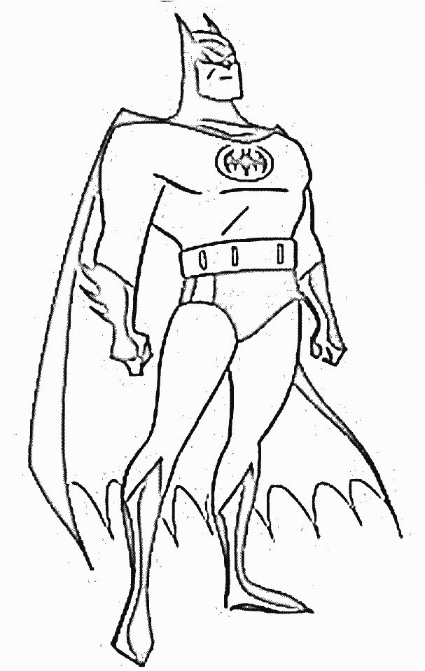 Batman Brave And The Bold Coloring Pages | Cartoon Coloring Pages 