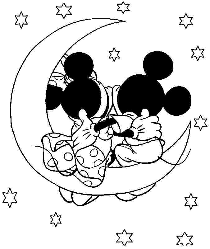 Cartoon Disney Mickey Mouse Colouring Sheets Printable For Kids - #