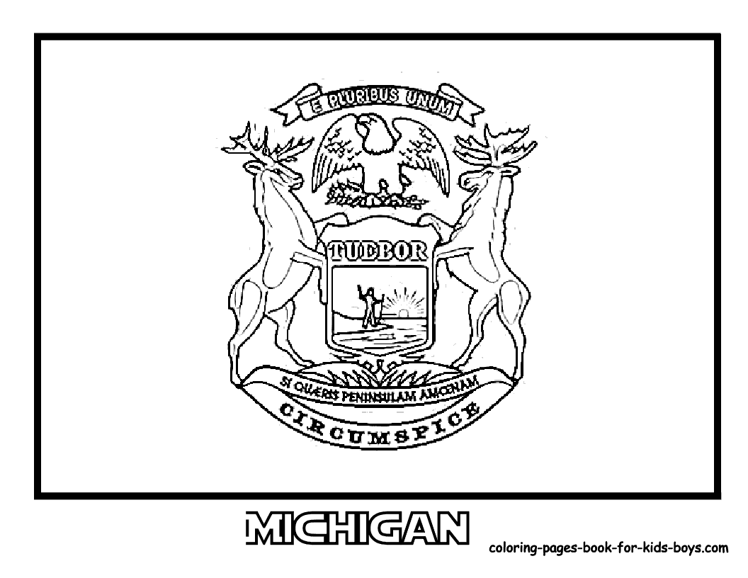michigan-logo-coloring-coloring-pages
