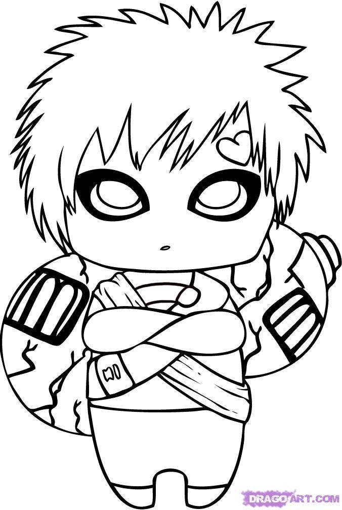 Download Chibi Naruto Coloring Pages Coloring Home