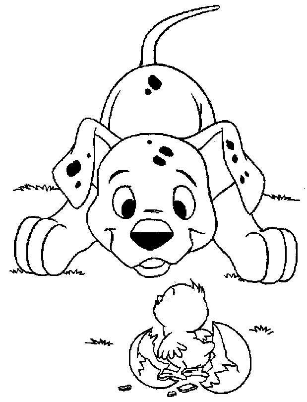Dalmation Dog Coloring Pages for Free - Disney Coloring Pages of 