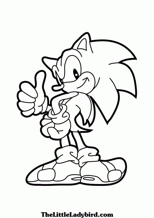 Best Printable Sonic Coloring Pages ColoringWallpaper 10539 Sonic 