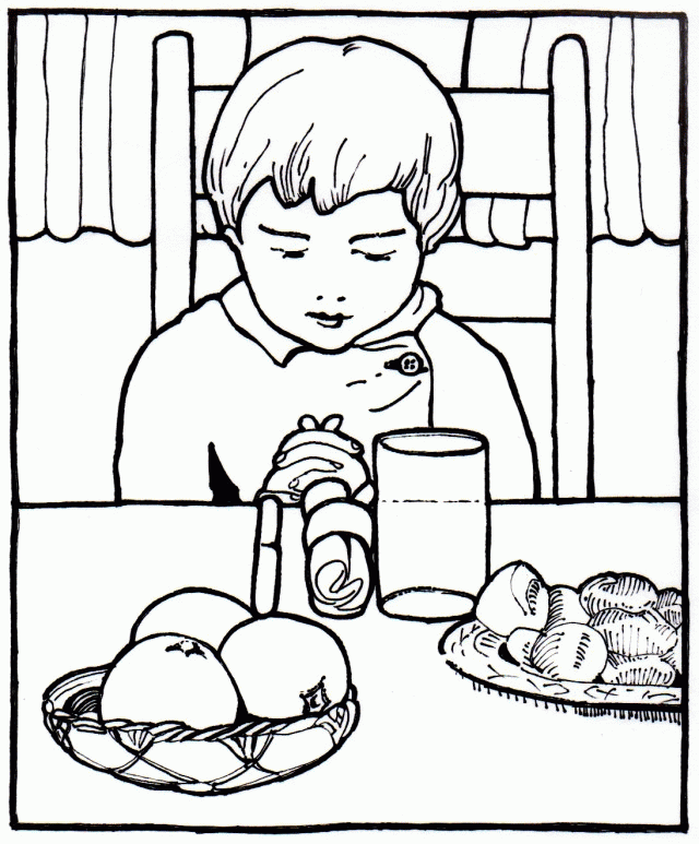 Pray Before Eating Learn To Coloring 222766 Zacchaeus Coloring Pages