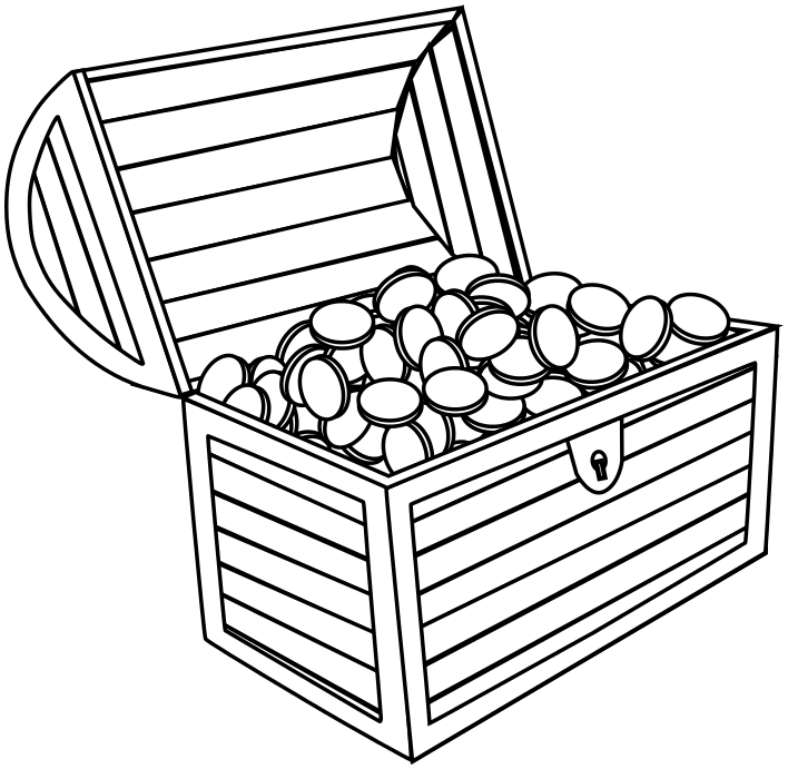 treasure chest outline - http://www.wpclipart.com/money/treasure 
