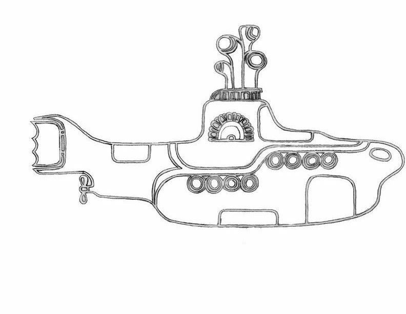 Yellow Submarine Coloring Pages Coloring Pages Pictures Imagixs 
