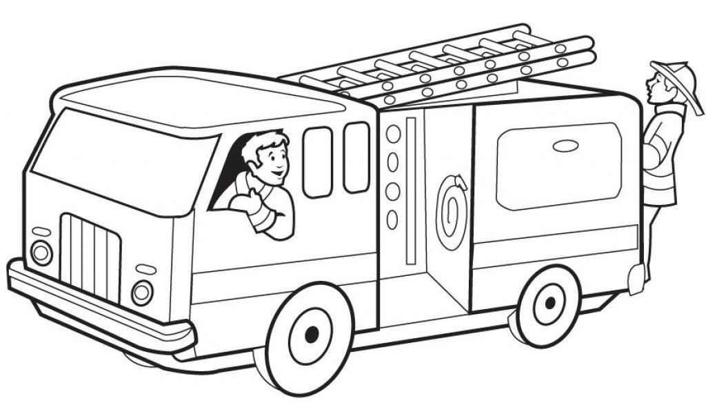 Fire Truck Coloring Pages | Vehicles Donation