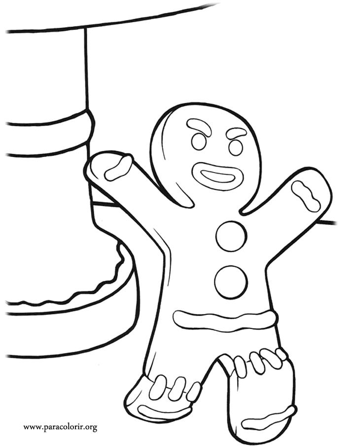 The Gingerbread Man coloring page | Kids Activities-Christmas / Activ…