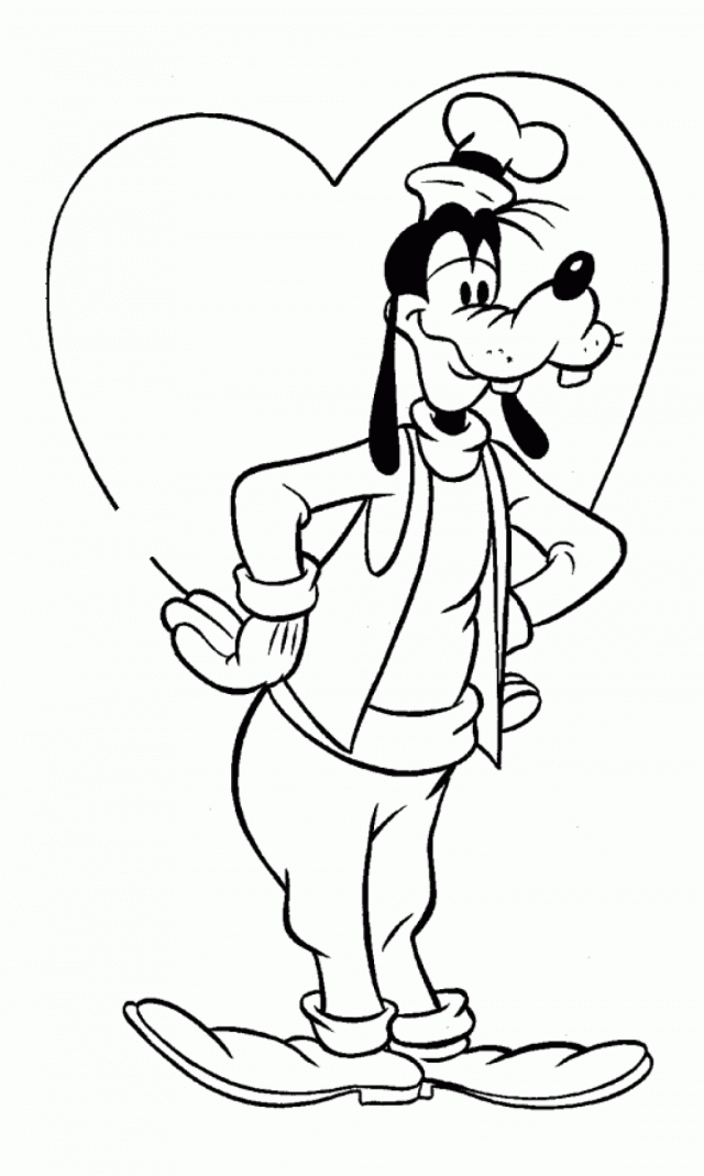 Download Goofy Coloring Pages Printable Or Print Goofy Coloring 
