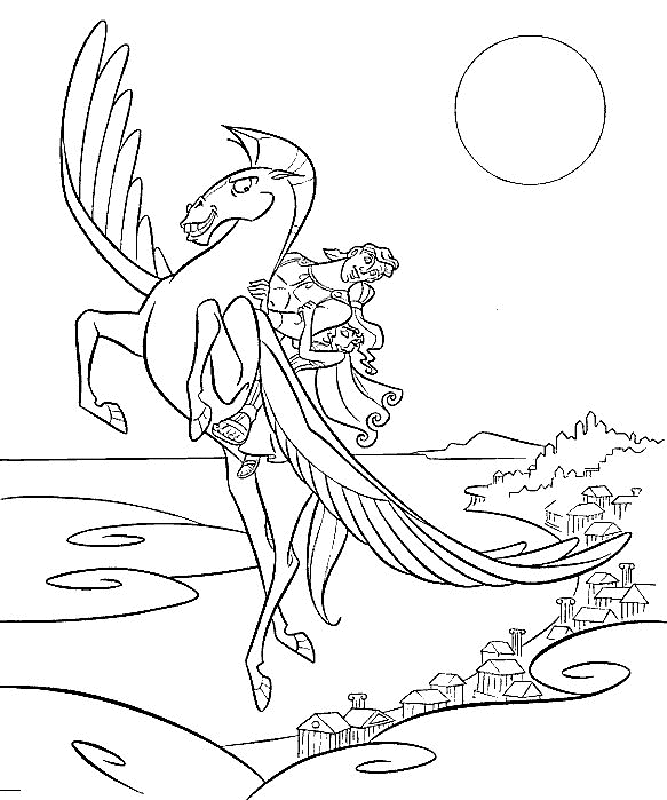 Hercules | Free Printable Coloring Pages