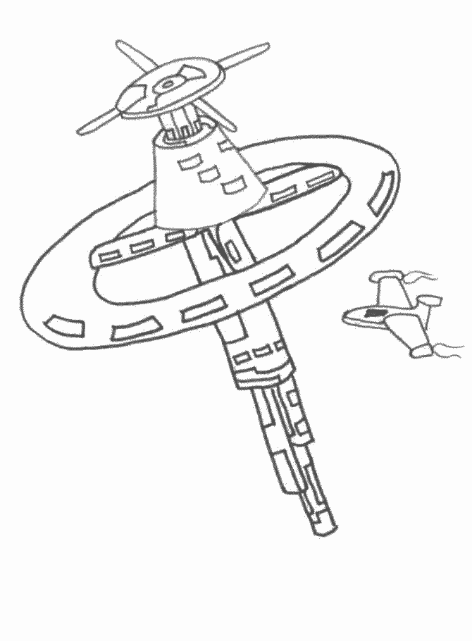 Space Of Alien Coloring Pages Free: Space Of Alien Coloring Pages Free