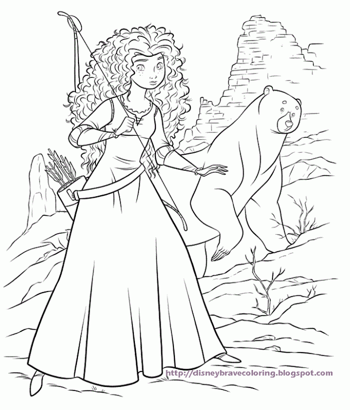 Brave Disney Coloring Pages | Top Coloring Pages