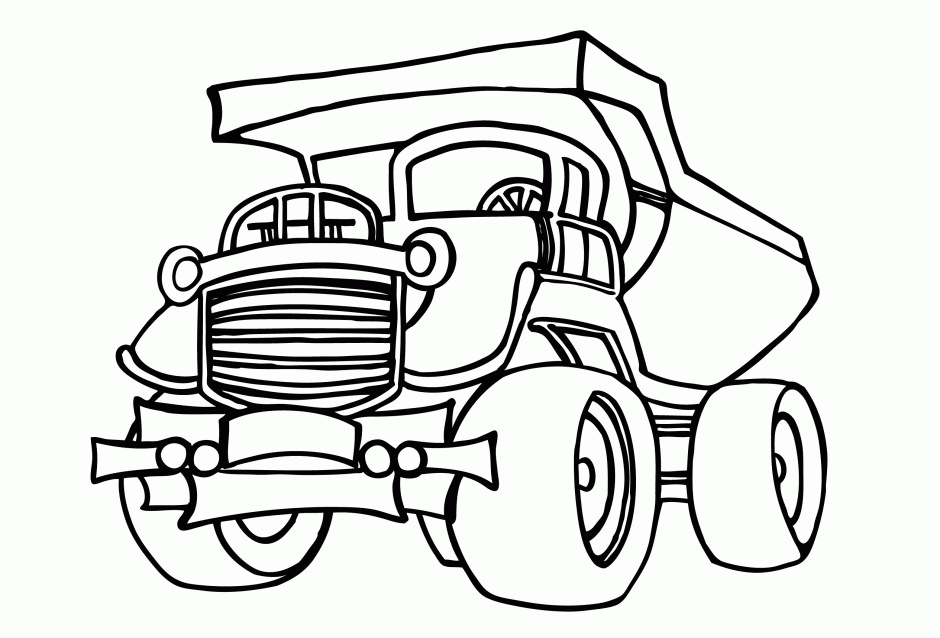 Construction Truck Coloring Pages Coloring Pages 245052 Truck 