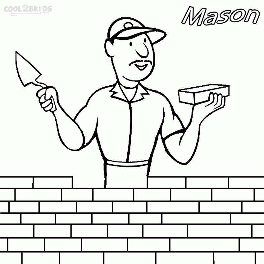Community Helpers Coloring Page - Coloring Home