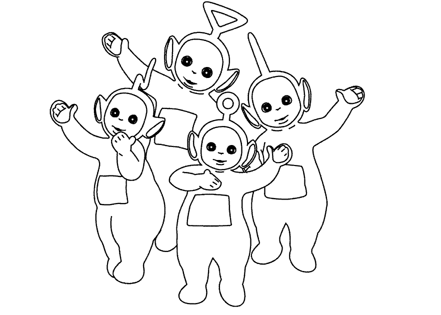 telletubbies Colouring Pages