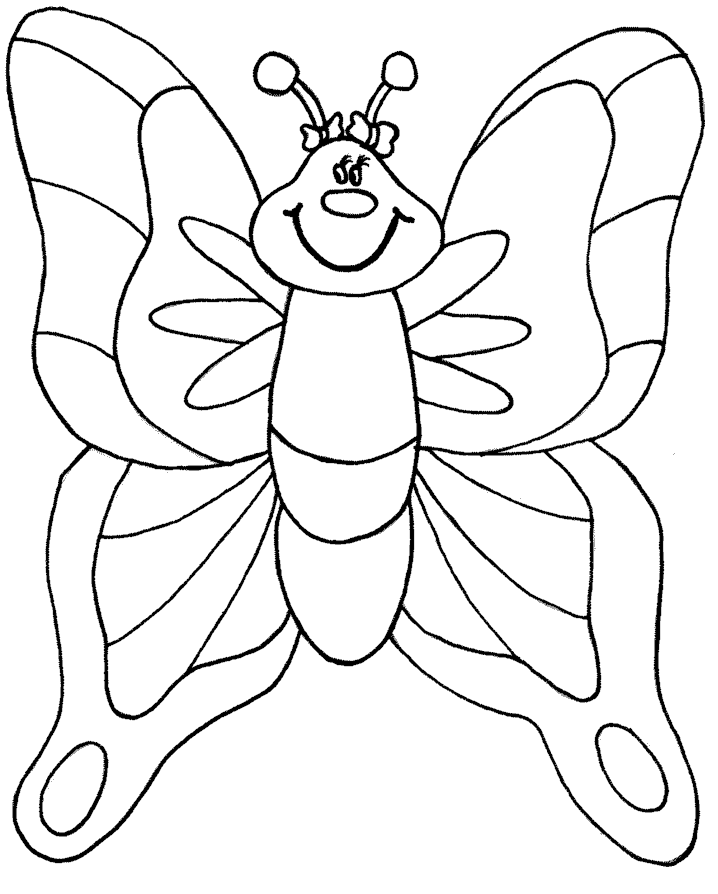 Monarch Butterfly Coloring Pages - Butterflies Coloring Pages 