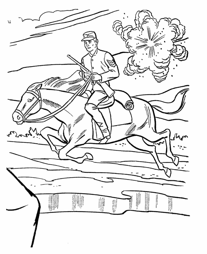 Civil War Coloring Pages For Kids Coloring Pages