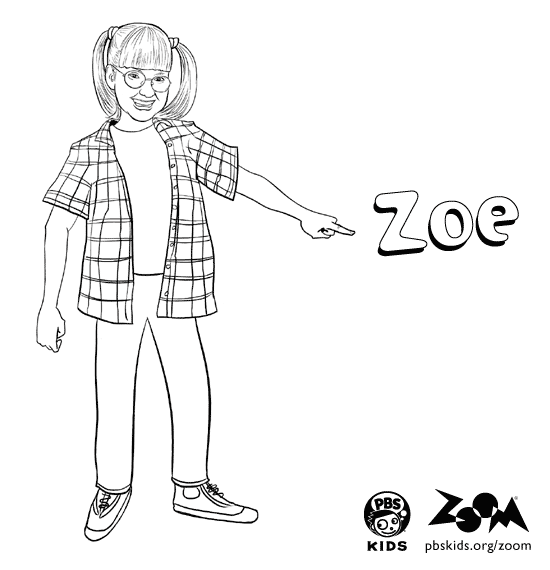 Zoe Coloring page girls name