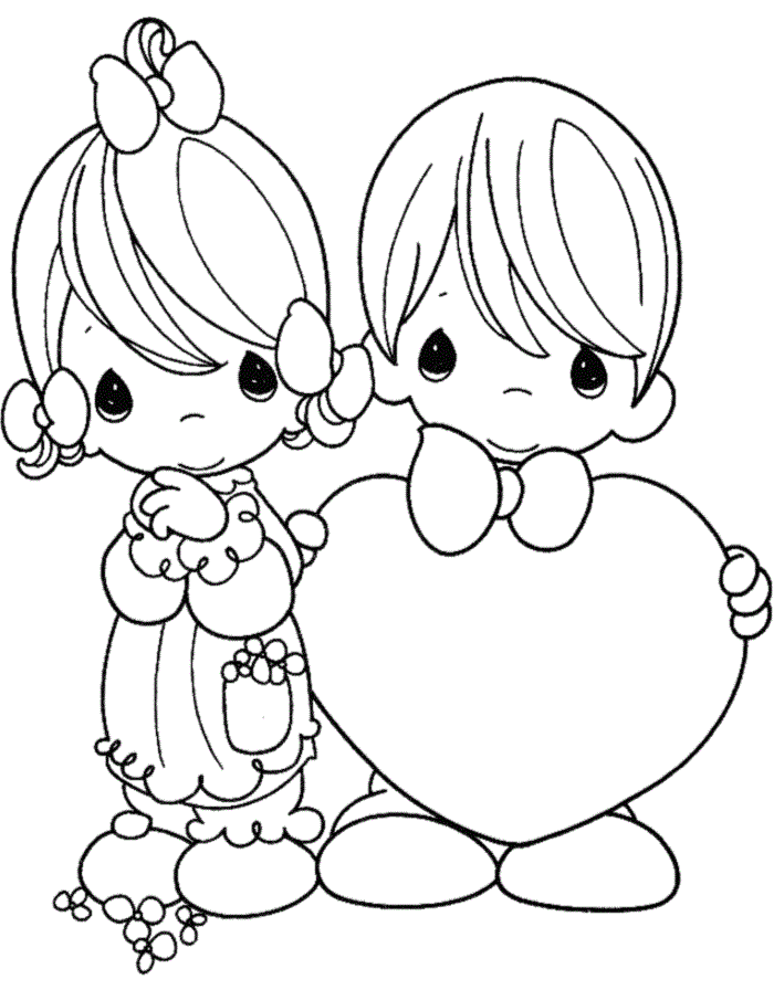 Valentine Coloring Pages (3) - Coloring Kids