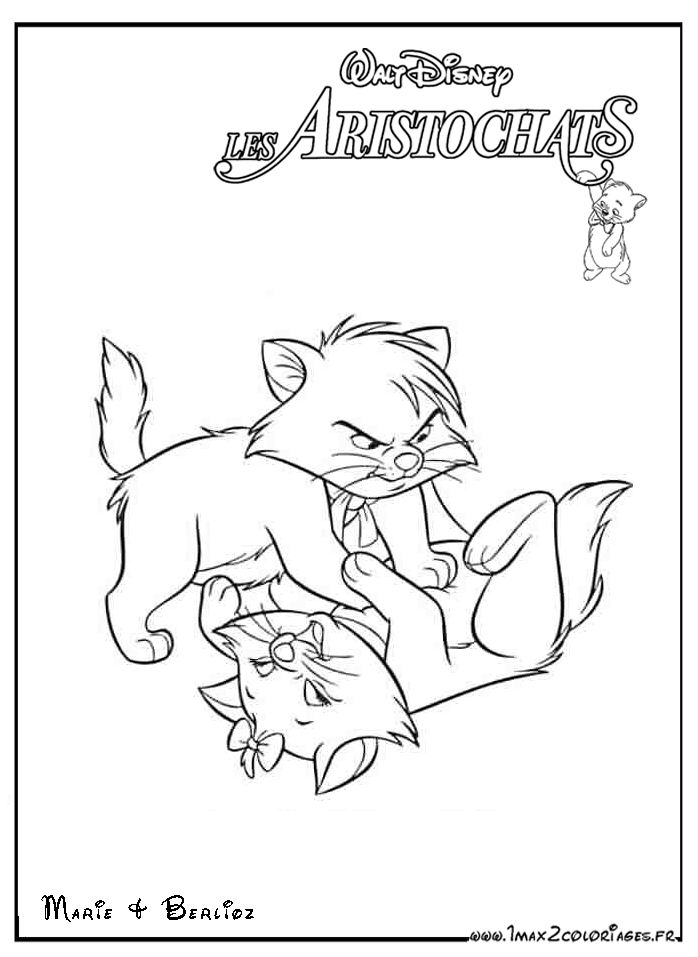 Coloriages Les Aristochats - coloring page The Aristocats - Marie 