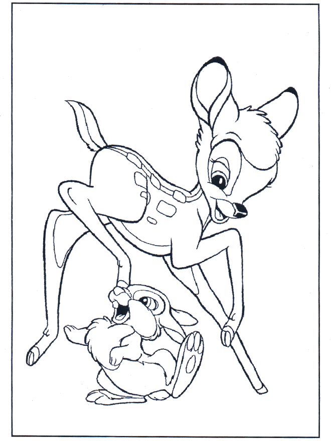 Thumper Coloring Pages 185 | Free Printable Coloring Pages