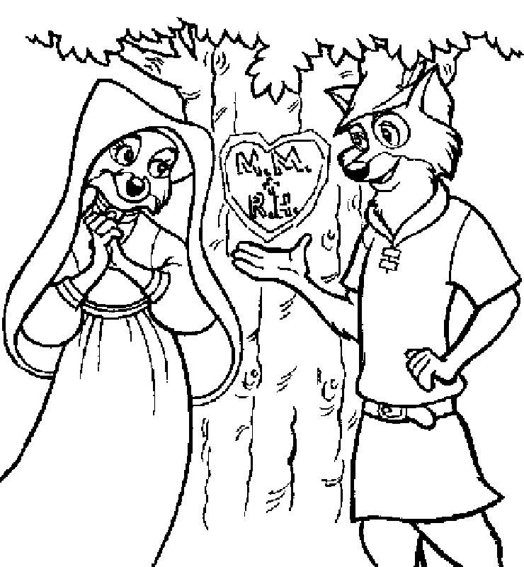 Disney Robin Hood Coloring Pages Coloring Home