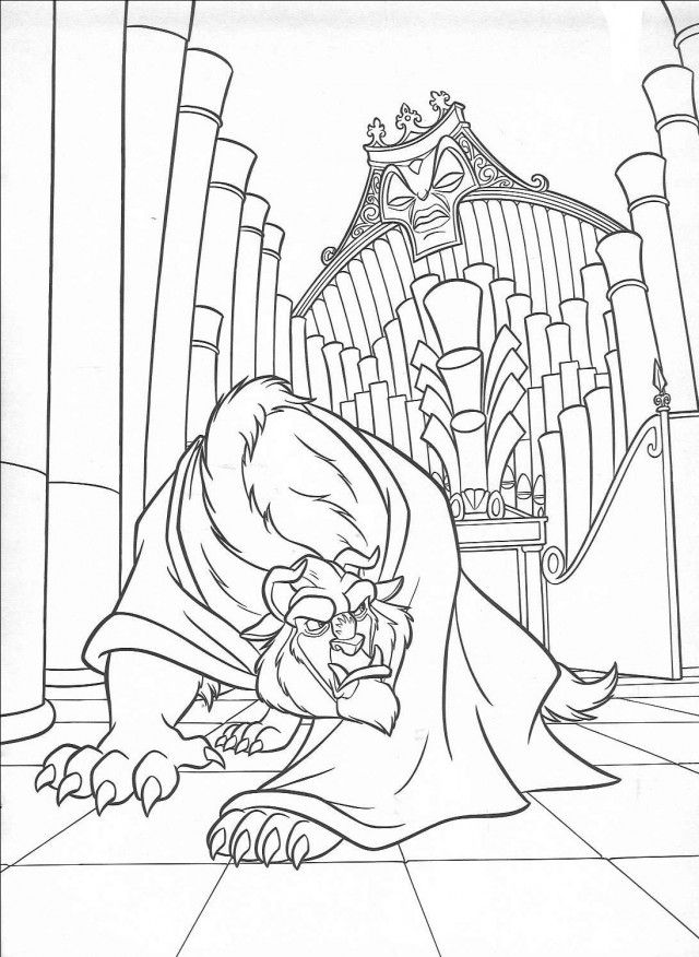 Beauty And The Beast 15 Jpg 249065 Coloring Book Info Coloring Pages