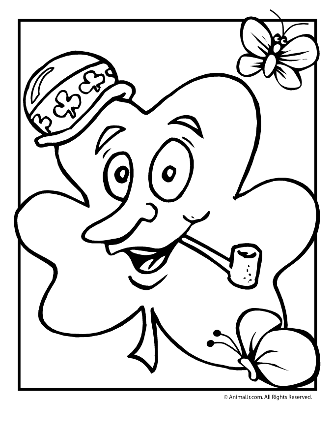 day printables lucky animal coloring pages st patricks