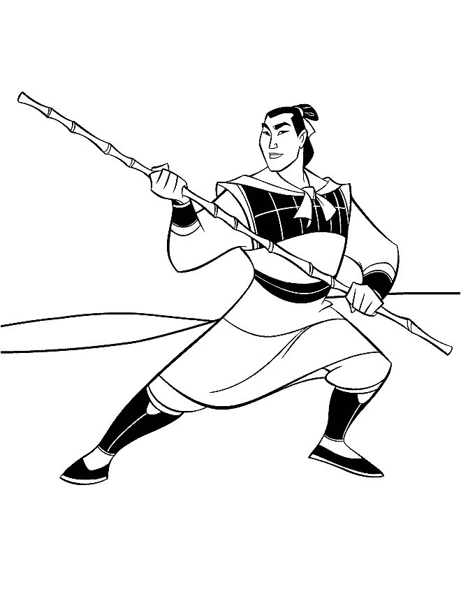 Coloring Page - Mulan coloring pages 12