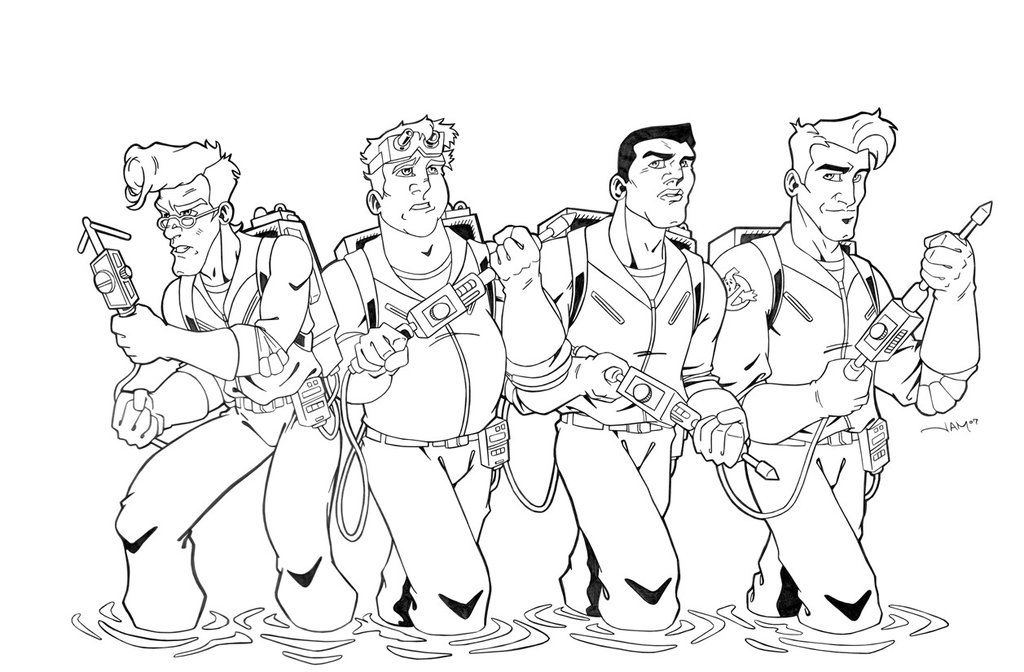 Ghostbusters Coloring Pages - Coloring Home