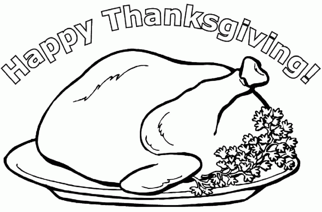 Thanksgiving Turkey Coloring Pages - Free Coloring Pages For 