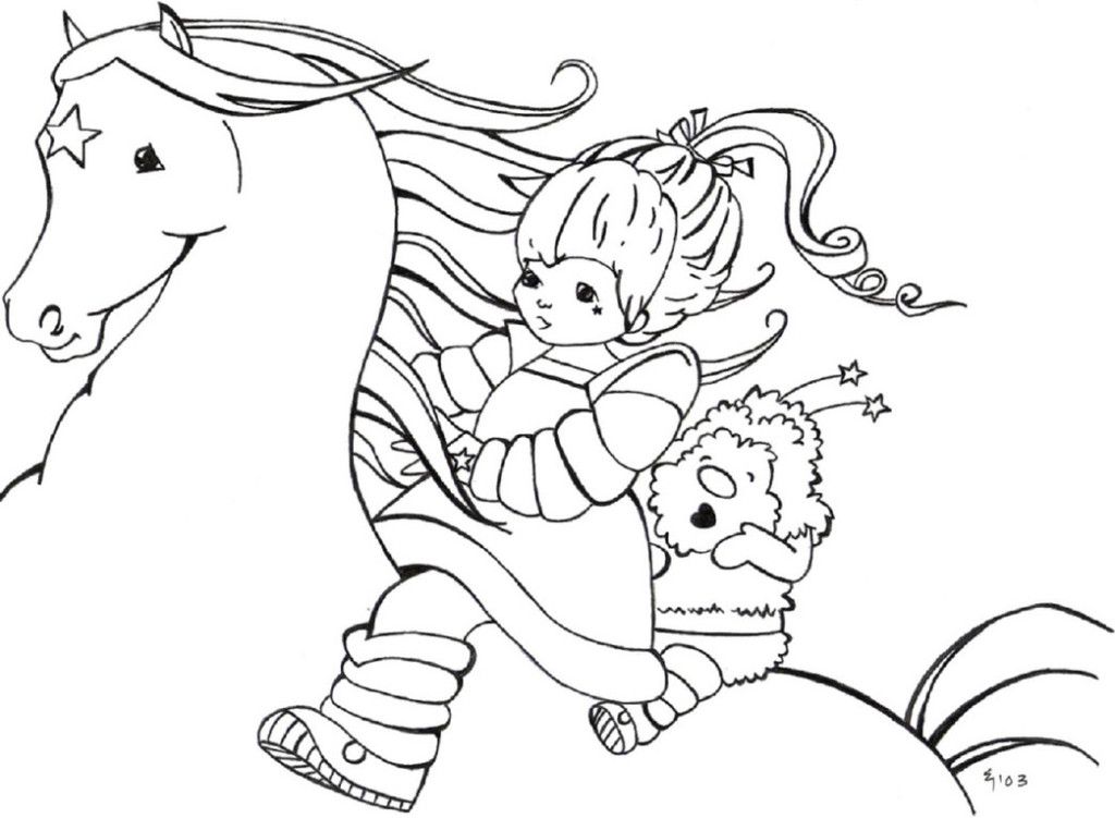 Rainbow Brite Coloring Pages - Free Coloring Pages For KidsFree 