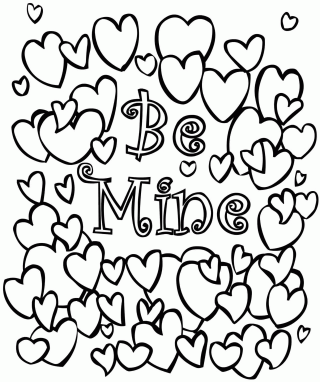 If Anyone Desire To Get The Printable Valentine Card Coloring Id 