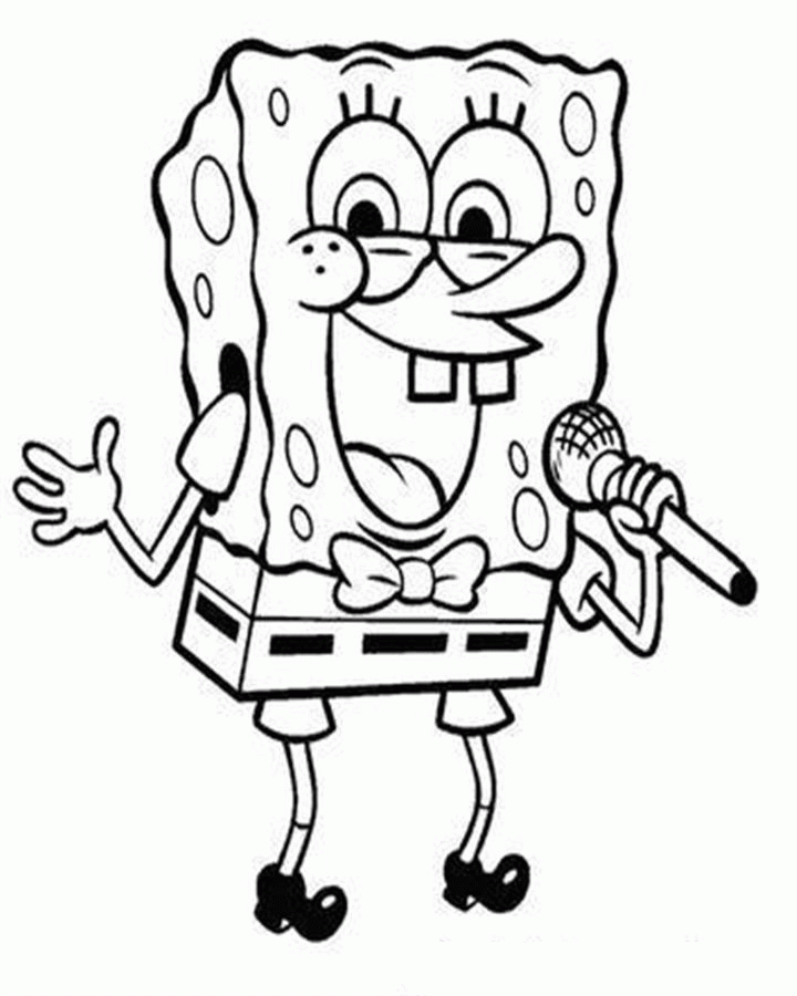 Spongebob Coloring Pages For Girls