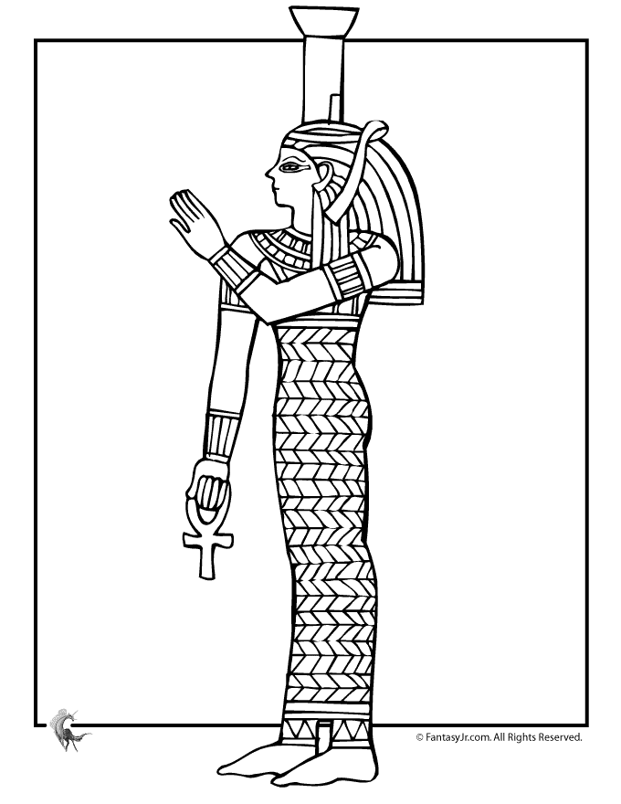 Ancient Egyptian animals Colouring Pages (page 2)