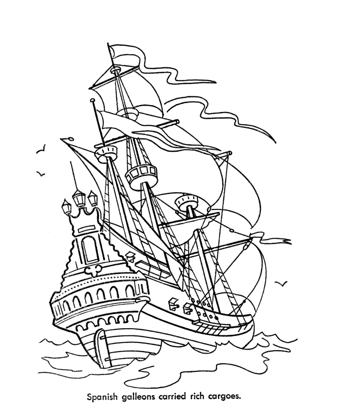 Bluebonkers: Caribbean Pirates of the Sea coloring pages - Prize 