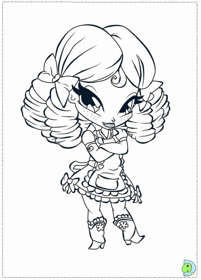 Pop Pixies Coloring Page - Coloring Home