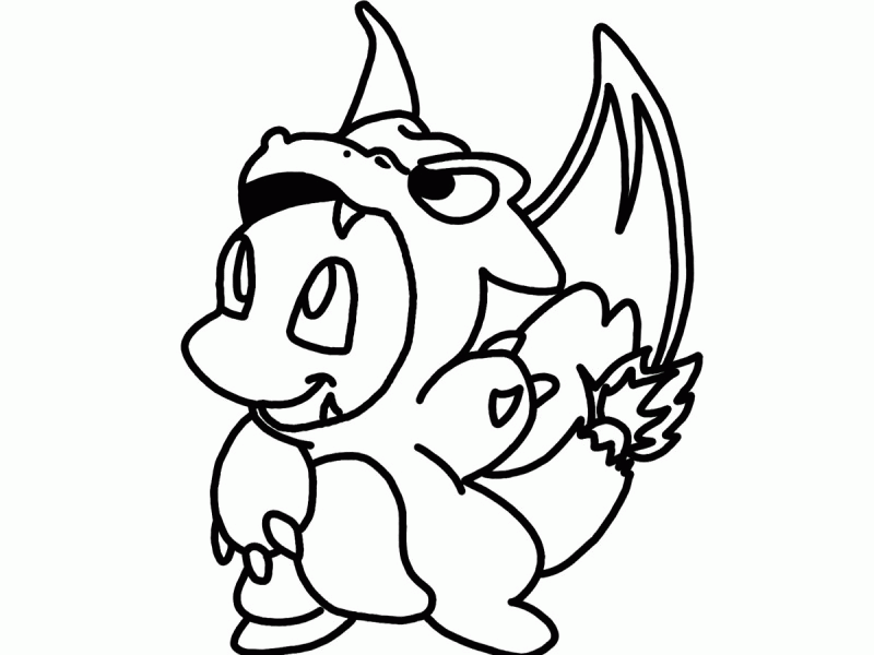 Pokemon Charmeleon Coloring Pages Charmander Coloring Pages Manga 